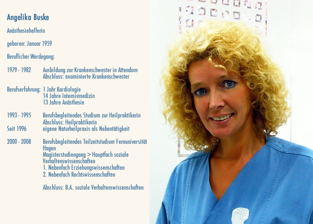 Angelika Buske - Anästhesiehelferin